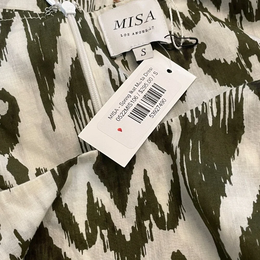 NWT $295 MISA LOS ANGELES Ikat Marta Mini Dress S